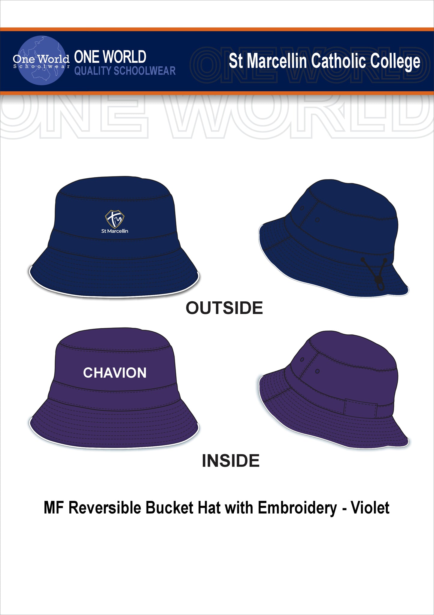Bucket Hat - VIOLET "CHAVION"