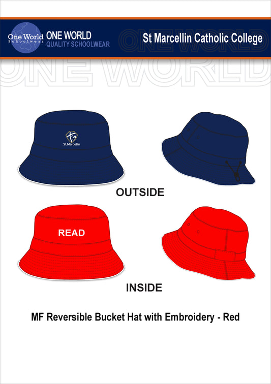 Bucket Hat - RED "READ"