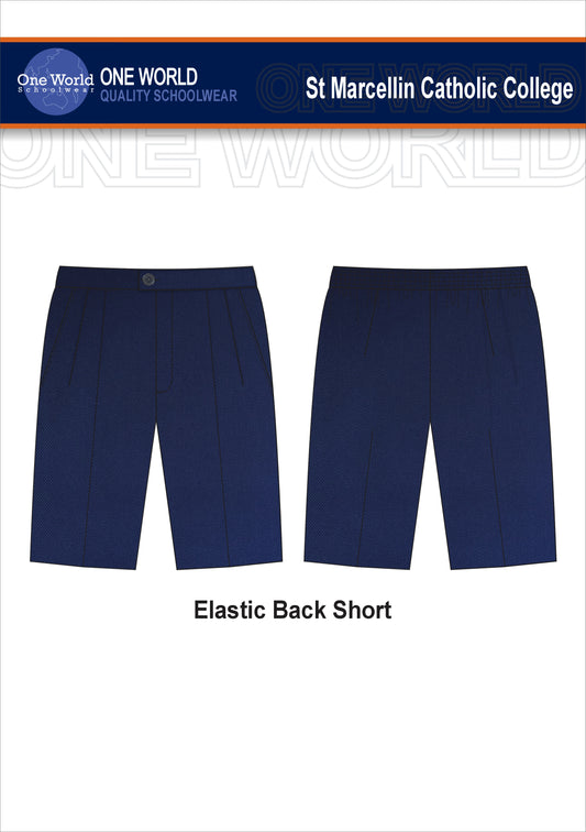 College Short - Elastic Back