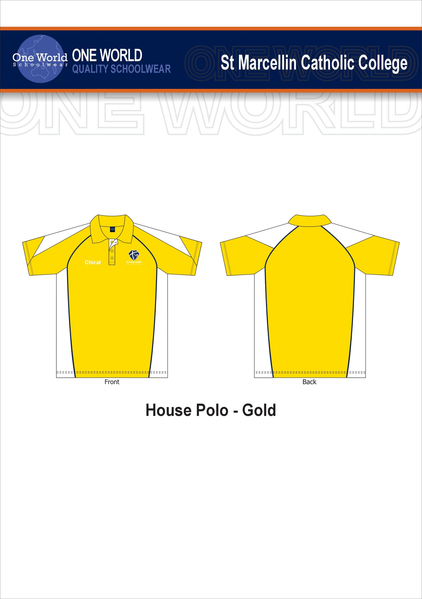 House Polo - GOLD "CHIRAT"