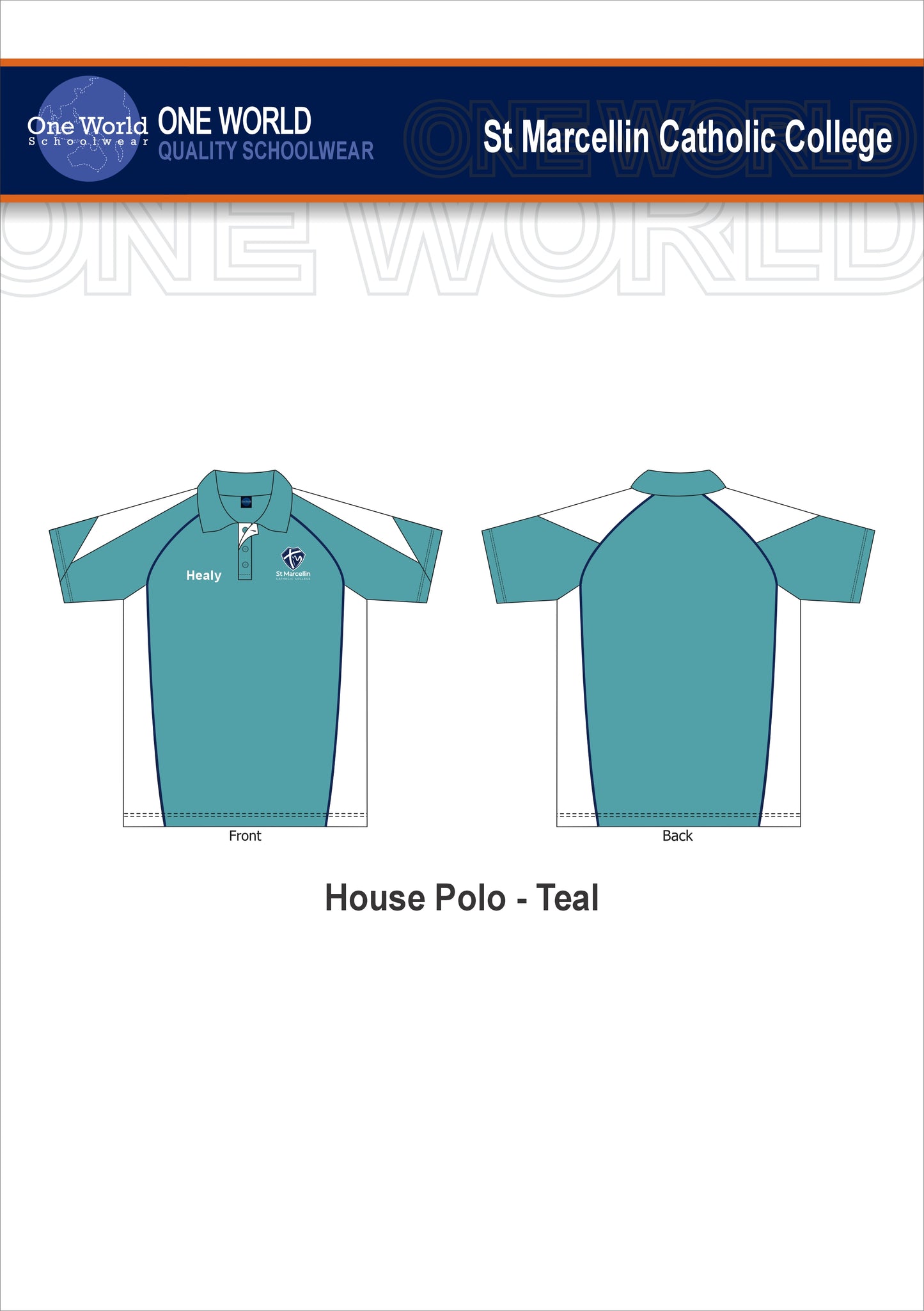 House Polo - TEAL "HEALY"