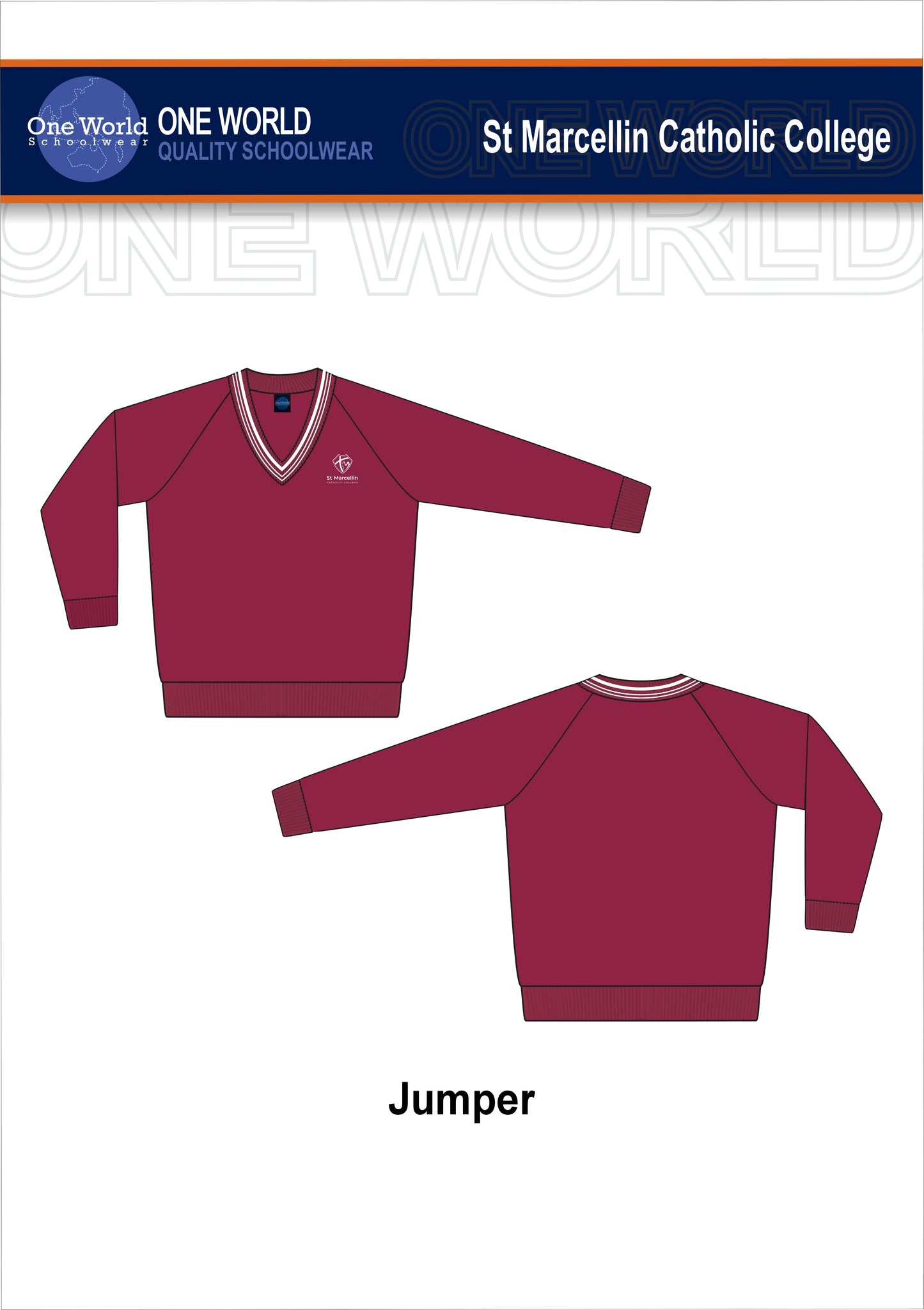 Jumper (Cotton/Poly) - Embroidered Logo