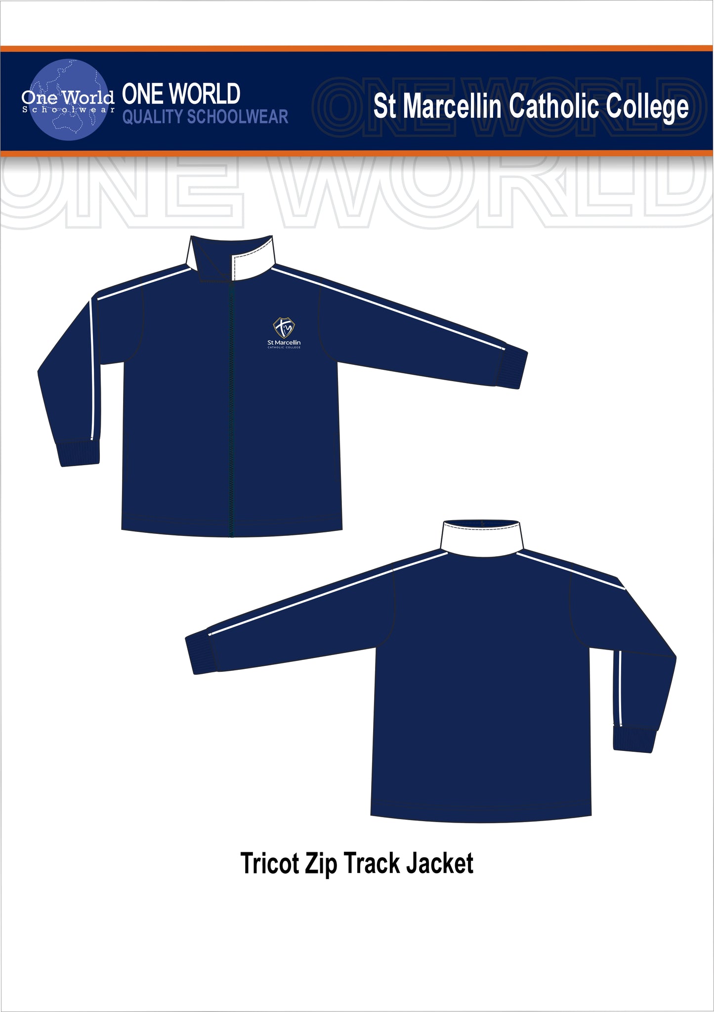 Track Jacket with Emb. Logo