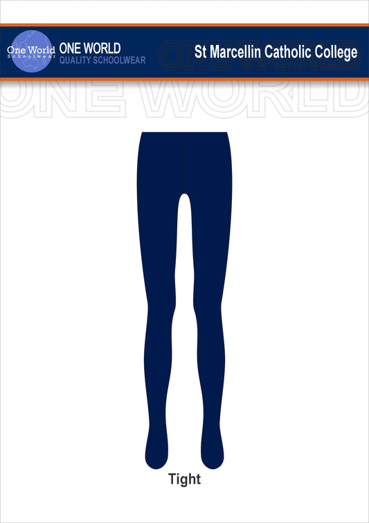 Tights - Navy Cotton Rich Tights